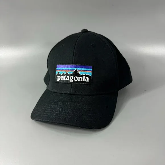 Patagonia P-6 Label Trad Cap, Black - Picture 2 of 12